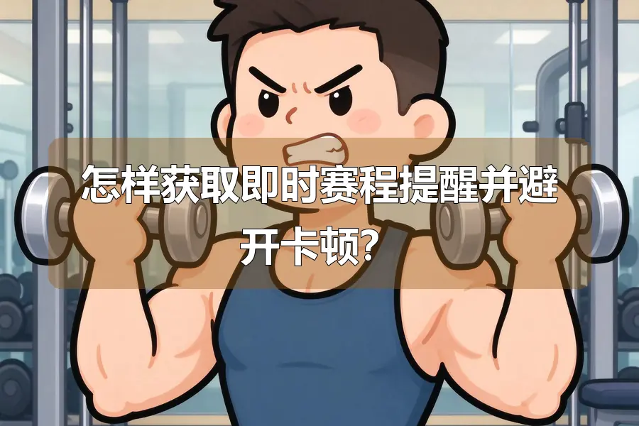 怎样获取即时赛程提醒并避开卡顿？